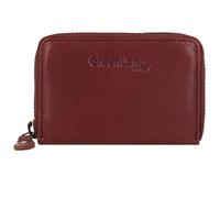 Greenland Nature Étui pour cartes de crédit Protection RFID Cuir véritable 10.5 cm rouge