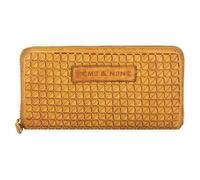 Greenland Nature Femi & Nine Porte-monnaie Cuir véritable 20 cm jaune