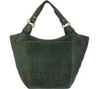 Greenland Nature Femi & Nine Sac à bandoulière Cuir véritable 38 cm vert