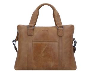 Greenland Nature Light Attaché-case Cuir véritable 38 cm Compartiment ordinateur brun
