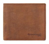 Greenland Nature Montenegro Porte-monnaie RFID Cuir 12 cm brun