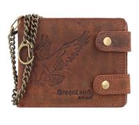 Greenland Nature Montenegro Porte-monnaie RFID Cuir 12 cm brun