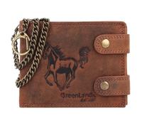 Greenland Nature Montenegro Porte-monnaie RFID Cuir 12 cm brun