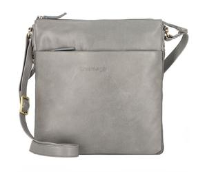 Greenland Nature Nature Sac à bandoulière Cuir véritable 28 cm gris