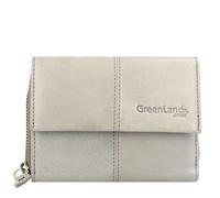 Greenland Nature Nature Soft Porte-monnaie Protection RFID Cuir véritable 13 cm olive