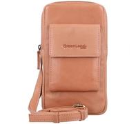 Greenland Nature Pochette pour téléphone portable Cuir véritable 11 cm rose