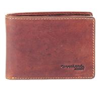Greenland Nature Porte-monnaie Rubin en cuir 10,5 cm brun