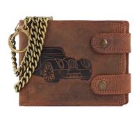 Greenland Nature Porte-monnaies 'Montenegro' marron / noir, Taille XS-XXL