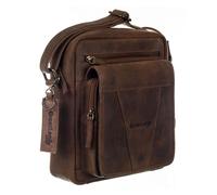 GreenLand Nature sac à épaule bandoulière Montenegro Crossbody Bag M Brown