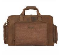 Greenland Nature Nature Weekender Sac de voyage en cuir 50 cm Compartiment pour ordinateur portable brun