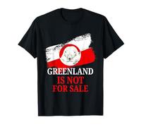 Greenland Not for Sale Greenland Flag Bear Greenlanders T-Shirt