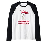 Greenland Not for Sale Tee Groenland Drapeau Ours Groenland Groenland Manche Raglan