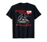 Greenlander Statue Groenland Appartient au Groenlander. T-Shirt