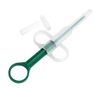 Greenlans Pilulier à comprimé pour Animal Domestique, Chien, Chat, pilulier, Distributeur de seringue à Eau - Vert