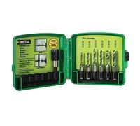 Greenlee DTAPKIT Kit de forage/taraud pour métal, perçage en une étape, taraudage, ébavurage/fraisage avec adaptateur à changement rapide