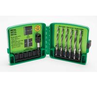 Greenlee LDTAPKIT Ensemble de perceuses/taraudes/fraises HSS 7 pièces 8-32 à 1/4-20