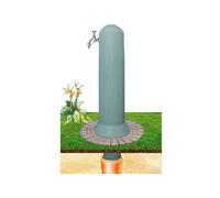 GreenLife Colonne de jardin avec pompe et robinet gris granite - G0001725