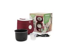 GreenLife - Cuiseur à riz numérique, 2 tasses de riz sans cuisson/4 cuits, sans PFAS et PFOA, céramique amovible passe au lave-vaisselle, cuisine saine, préréglages automatiques et maintenir le