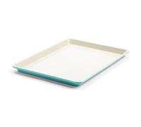 GreenLife Santé Céramique antiadhésive plateau de cuisson 47.7cm x 34.7cm , sans PFAS, va au lave-vaisselle, va au four, turquoise