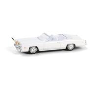 Greenlight 1/64 1976 Eldorado Convertible avec cornes de taureau Blanc 30523