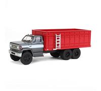 Greenlight 1/64 1983 C70 Camion à grains tandem avec cabine grise et lit rouge
