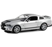 Greenlight 13673 GT500 Lingot argenté métallisé avec rayures noires 1/18 moulé sous pression