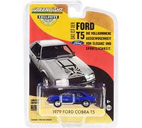 Greenlight 30205 Voiture Ford Cobra T5 Blue Glow Hobby Exclusive 1/64 moulée sous pression