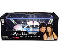 Greenlight 86603 Chargeur 2006 Blanc New York City Police Department (NYPD) Castle (2009-2016) Série TV 1/43 Modèle de voiture moulé sous pression