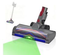 Greenlight Brosse pour sols durs et moquettes Compatible avec Dyson V7, V8, V10, V11, V15, Brosse de Sol Statique Anti-enroulement pour sols durs et moquettes