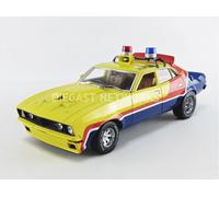 Voiture Miniature de Collection - GREENLIGHT - FORD XB Falcon V8 - Jaune - Rouge - Bleu