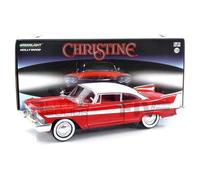 Voiture Miniature de Collection - GREENLIGHT COLLECTIBLES 1/24 - PLYMOUTH Fury Christine - 1958 - Red / White - 84071