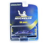 Greenlight Collectibles 28160-F Collection Anniversaire Série 17 Modèle moulé sous pression à l'échelle 1:64 - Ford GT 2021 - 135e anniversaire de Mich Elin