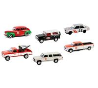 Greenlight Collectibles 41165 Tex aco Édition spéciale Série 1 Ensemble complet de 6 pièces Échelle 1/64