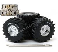 GREENLIGHT COLLECTIBLES - Accessoires Roues Monster Truck Firestone - 1/18