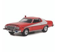 GREENLIGHT COLLECTIBLES - for Gran Torino Crashed Version Starsky & Hutch - 1976-1/64, Rouge/Blanc