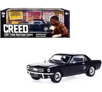 Greenlight – Modèle réduit Ford Mustang Coupé 1967 Creed – Mat noir 1:43