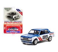 GREENLIGHT Échelle 1:64 1972 BRE Datsun 510#85 - Happy 85th Birthday Peter Block