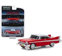 Greenlight Modèle Voiture Plymouth Fury 1958 Christine Mauvaise Version Lunettes Noires Échelle 1/64 Film Original