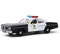 Greenlight Voiture Police Dodge Monaco Metropolitan 1977 Terminator 1984 - Blanc, Noir, Échelle 1:24, Enfants, Unisex