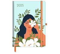 GreenLine Diary Happy Vibes Agenda de poche 2025 16 x 22 cm