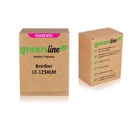greenline remplace Brother LC-125 XL M Cartouche d'encre, magenta