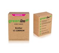 greenline remplace Brother LC-1280XLM Cartouche d'encre, magenta