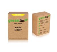 greenline remplace Brother LC-985 Y Cartouche d'encre, jaune