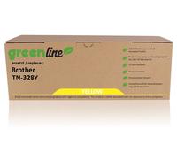 greenline remplace Brother TN-328 Y Cartouche toner, jaune