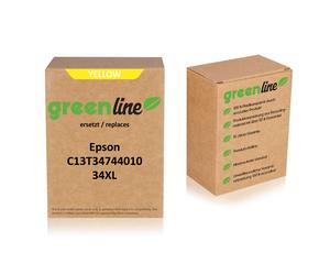 greenline remplace Epson C13T34744010 / 34XL Cartouche d'encre, jaune