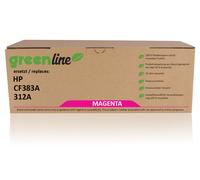 greenline remplace HP CF 383 A / 312A Cartouche toner, magenta