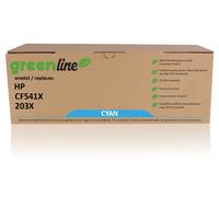 greenline remplace HP CF 541 X / 203X Cartouche toner, cyan