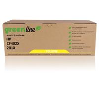 greenline remplace HP CF402X / 201X Cartouche toner, jaune