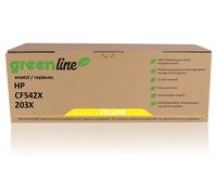 greenline remplace HP CF542X / 203X Cartouche toner, jaune