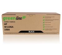greenline remplace HP W1106A Cartouche toner, noir